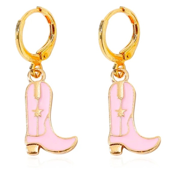 Cute Boot Shaped Earrings - Picture 1 of 2
